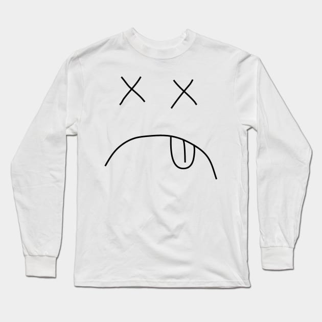 Dead Smile Long Sleeve T-Shirt by DarkArtiste